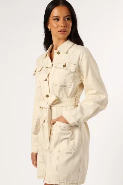 Otto Long Sleeve Mini Denim Dress
