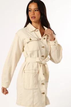 Otto Long Sleeve Mini Denim Dress