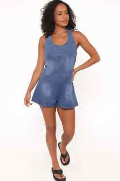 Paityn Denim Romper