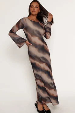 Pandora Long Sleeve Maxi Dress