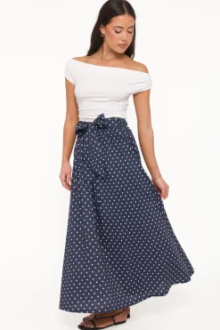 Paula Tie Waist Maxi Skirt