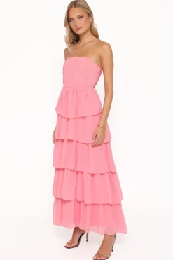 Peachester Strapless Maxi Dress