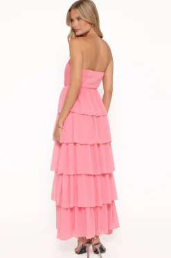 Peachester Strapless Maxi Dress