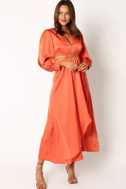 Peyton Long Sleeve Midi Dress