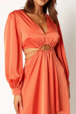 Peyton Long Sleeve Midi Dress