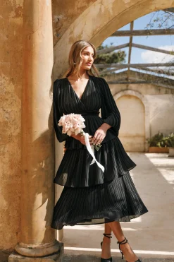 PIppa Long SLeeve Midi Dress