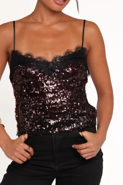Pixie Lace And Sequins Cami