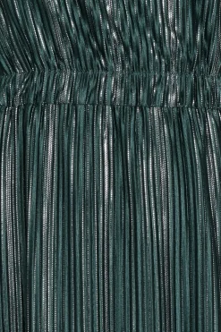 Pontee One Shoulder Pleated Midi Dress