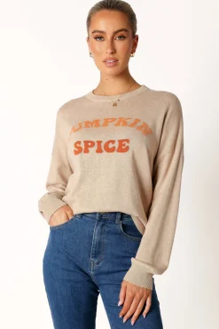 Pumpkin Spice Knit Sweater