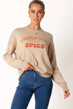 Pumpkin Spice Knit Sweater