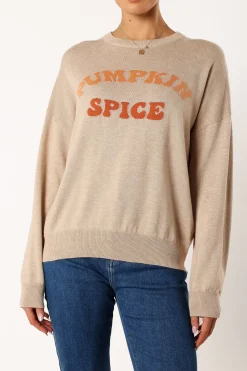 Pumpkin Spice Knit Sweater