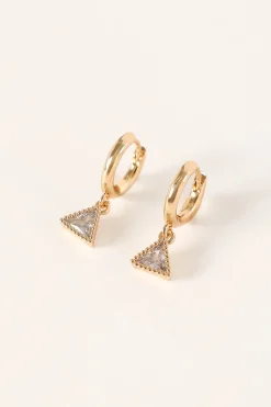 Regina Triangle Drop Earrings