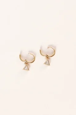 Regina Triangle Drop Earrings