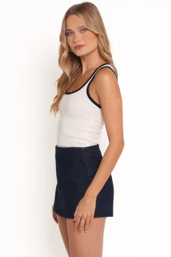 Ressie Denim Mini Skort