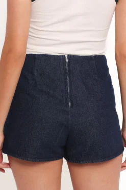 Ressie Denim Mini Skort