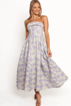 Rhea Strapless Midi Dress