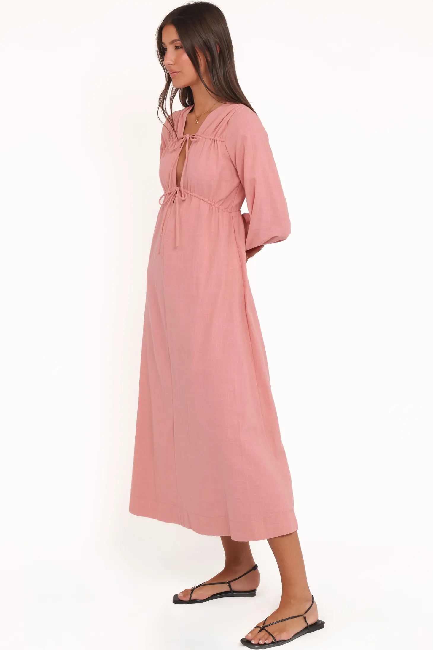 Riven Long Sleeve Maxi Dress