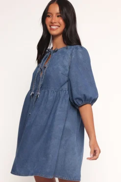 Romana Tie Front Mini Dress