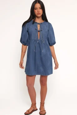 Romana Tie Front Mini Dress