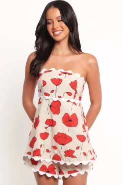 Romia Strapless Romper