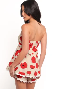 Romia Strapless Romper