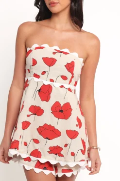 Romia Strapless Romper