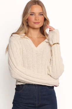 Romy Collar Knit Sweater