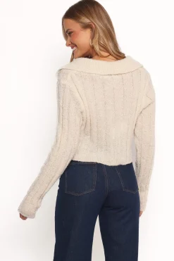 Romy Collar Knit Sweater
