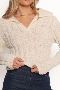 Romy Collar Knit Sweater