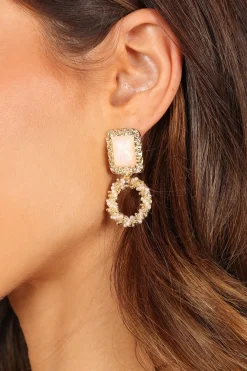 Rosette Statement Earrings
