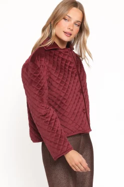 Roxanna Quilted Velvet Jacket