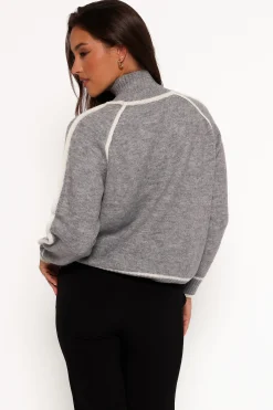Rylee Contrast Hem Knit Sweater