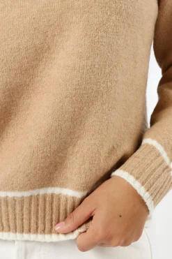Rylee Contrast Hem Knit Sweater