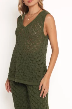 Sable Textured Knit Top