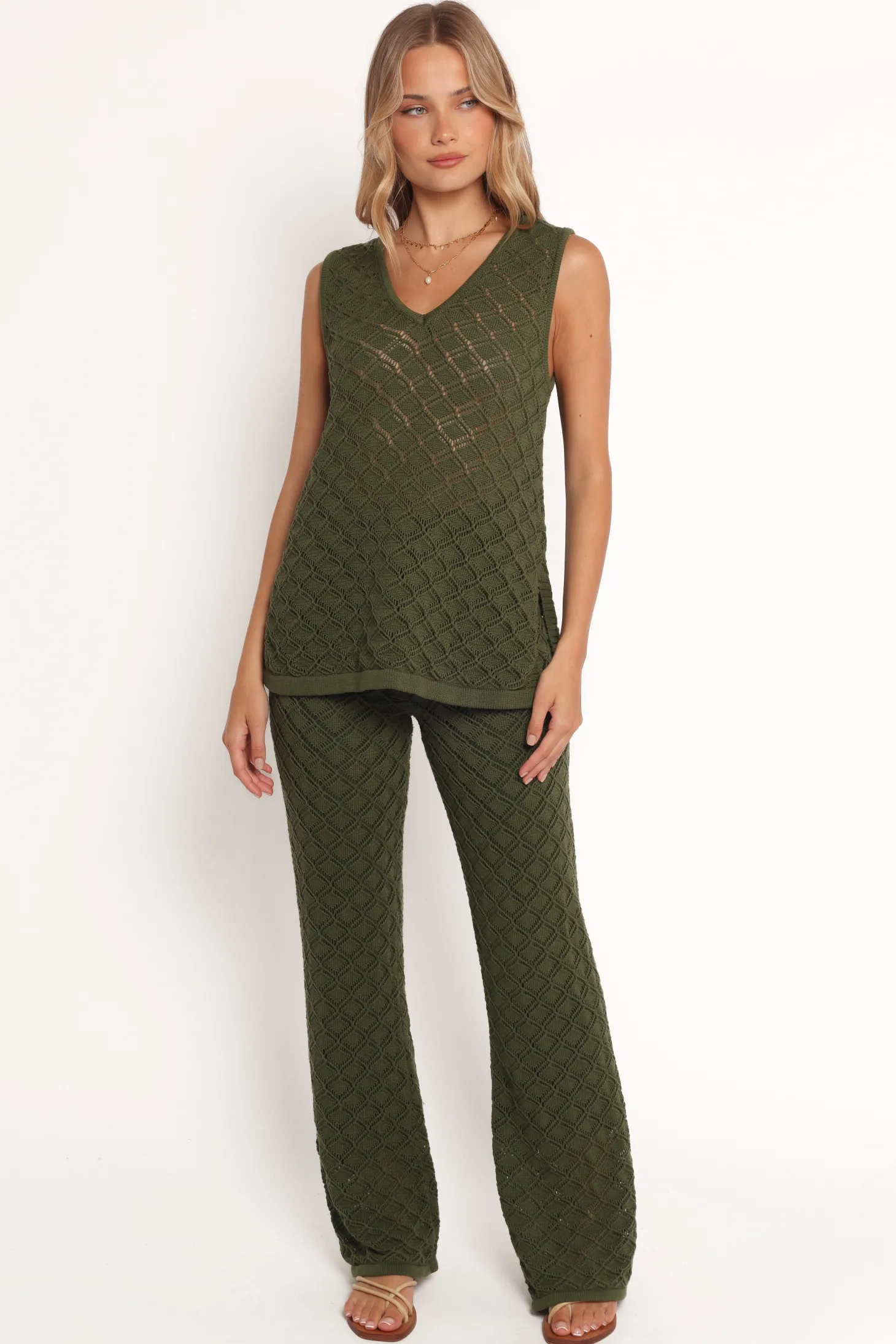 Sable Textured Knit Top