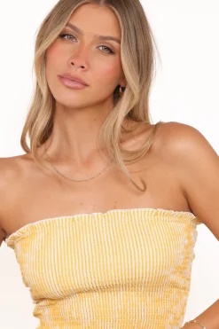 Salome Strapless Top