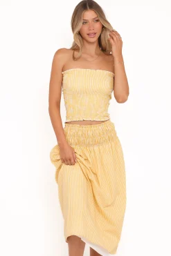 Salome Strapless Top