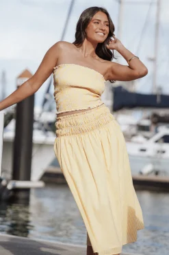 Salome Strapless Top