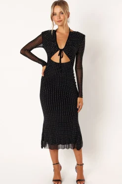 Salvatore Long Sleeve Midi Dress