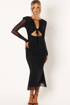 Salvatore Long Sleeve Midi Dress
