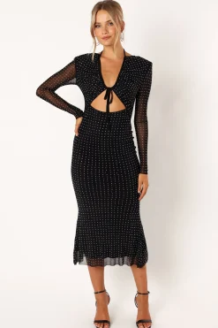 Salvatore Long Sleeve Midi Dress