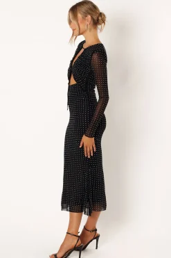 Salvatore Long Sleeve Midi Dress