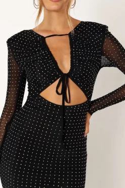 Salvatore Long Sleeve Midi Dress