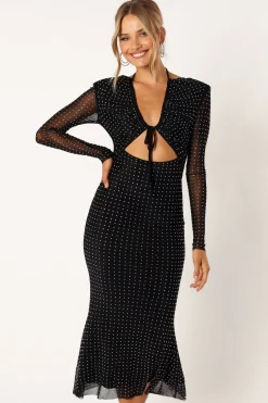 Salvatore Long Sleeve Midi Dress