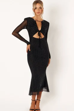 Salvatore Long Sleeve Midi Dress