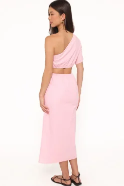 Samira One Shoulder Midi Dress