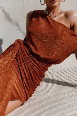 Santiago Off Shoulder Midi Dress