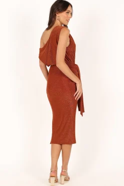 Santiago Off Shoulder Midi Dress