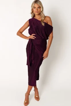 Santiago Off Shoulder Midi Dress