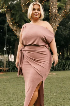 Santiago Off Shoulder Midi Dress